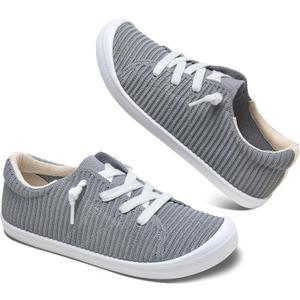 AISFAES Mesh Slip On Shoes Women Comfort Knit Slip On Loafer Casual Fashion Sneaker Lightweight and Breathable Walking Flats