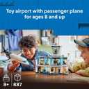 LEGO City Airport with Airplane Building Toy - Building Toy for Kids - Pretend Play Travel Set for Boys & Girls, Ages 8+ - Includes 9 Minifigures - Gift Idea for Birthdays - 60502