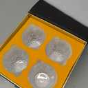 KANARS Old Fashioned Whiskey Glasses with Luxury Box - 10 Oz Rocks Barware For Scotch, Bourbon, Liquor and Cocktail Drinks - Set of 4 - Men Gift