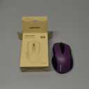 TECKNET Wireless Mouse, 2.4G Ergonomic Optical Mouse, Computer Mouse for Laptop, PC, Computer, Chromebook, Notebook, 6 Buttons, 24 Months Battery Life, 2600 DPI, 5 Adjustment Levels - Purple