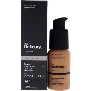 The Ordinary Light Coverage Serum Foundation - 2.1Y Medium, 30 ml