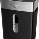 BONSEN Paper Shredder for Home Office, 4 Gallons Bin, 10-Sheet Cross-Cut Shredder, P-4 High Security Level, Quiet Credit Card Shredder with Jam Proof System (S3201)