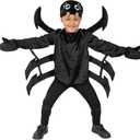 Morph Black Spider Costume for Kids Legs Spider Halloween Costume For Kids Tarantula Costumes for Boys Girls (Large)