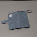 ZZXX for Samsung Galaxy S24 Wallet Case with RFID Blocking Card Slot PU Leather Zipper Flip Folio with Strap Kickstand Protective Cover for Samsung Galaxy S24 Case Wallet(Light Blue-6.2 inch)