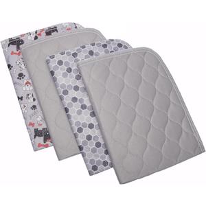 Caldwell's Pet Supply Co. 18x24 Potty Pads, Washable Pee Pads for Dogs, Reusable Pee Pad for Dogs, Puppy Potty Mat, Whelping Rug, Reusable Puppy Mat, Small (Set of 4) (Variety 4 Pack)