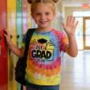 Kindergartner Pre-K Graduation T-Shirt for Boys Girls Kids Last Day of School Shirt Graduate Squad Short Sleeve Tee