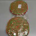 Large 17 Inch Christmas Candy Cane Ornaments Woolen Lollipop Christmas Tree Candy Cane Hanging Decor for Xmas Winter Holiday Party Supplies (4, Red & Green)