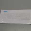 Wireless Keyboard and Mouse Combo, Full-Sized Wireless Keyboard and Adjustable DPI Mouse, 2.4GHz USB Receiver, Silent Keyboard and Mouse for PC, Windows, MAC, Desktop, Laptop (Avocado Green)