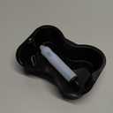 Dog Birthday Cake Mold Silicone Bone Shape Cake Pan with Decorating Pen (Black, 7")