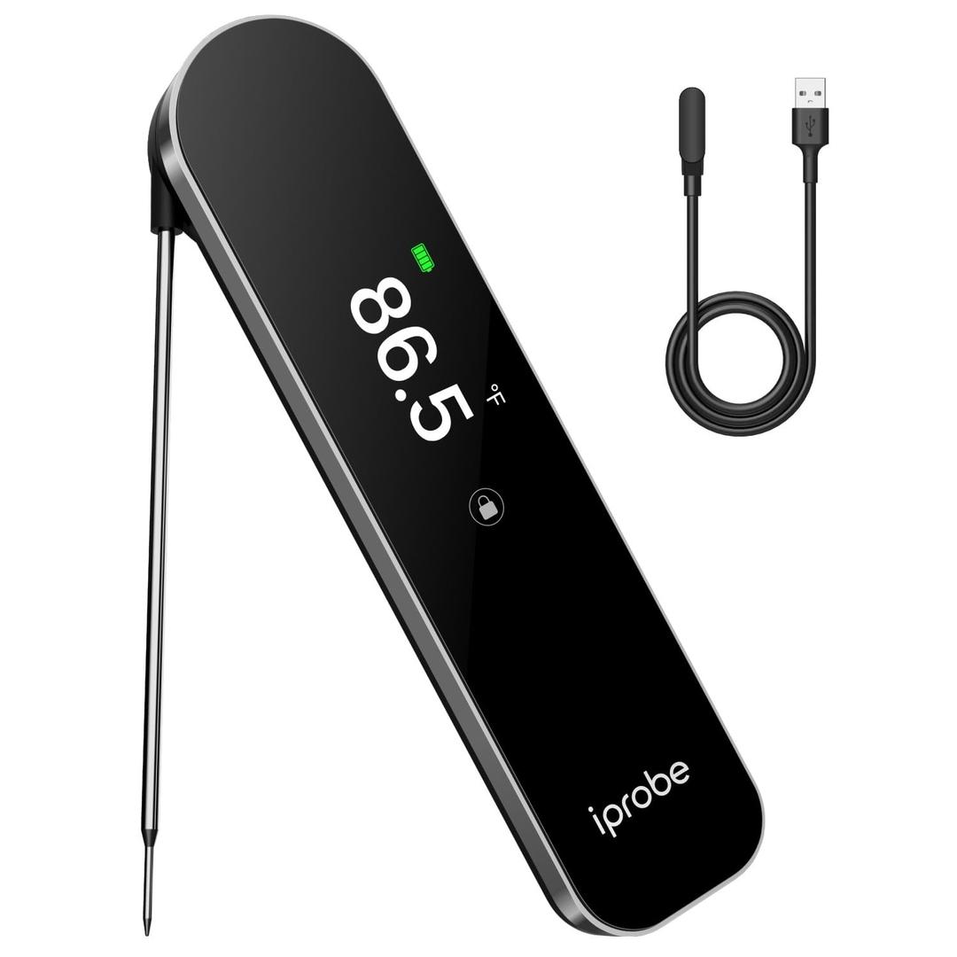 Meat Thermometer Digital -0.5 Sec Instant Read Food Thermometer for Cooking and Grilling Stocking Stuffers for Men Christmas Gifts for Men
