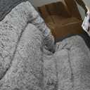 Bedsure Orthopedic Dog Beds Large Sized Dog - Extra Thick Supportive Large Dogs Bed with Waterproof Washable Cover, L Plus Comfort Pet Bed Sofa with Soft Plush Sherpa and Nonskid Bottom, Grey, 38"