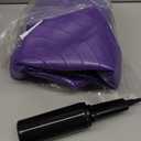 Gaiam Total Body Exercise Balance Stability Yoga Ball, Anti-Burst with Air Pump for Home, Office Chair, and Fitness - Various Sizes (Purple)