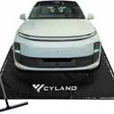 Garage Floor Mat 8'6" x 20' Heavy-Duty Waterproof, Non-Slip PVC Parking Mat, All-Weather Car Containment Mat for Oil, Snow & Dirt Floor Protection Includes Squeegee for Easy Cleanup