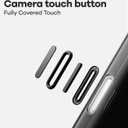 Aulumu A17 iPhone 17 Pro Max Case | MagSafe Compatible | Touch-Sensitive Buttons | Integrated Drop Protection | Military-Grade Outdoor Design Black