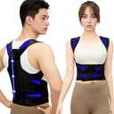 Tuanziya Back Brace Posture Corrector for Women and Men, Back Straighter-Scoliosis, Improve Posture, Relief for Upper and Lower Back, Lumbar, Neck, Shoulder Pain  (Small(24.4"-33.46))