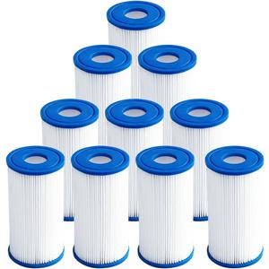 20 Micron Pleated Sediment Filter 5"x2.5" (10 Pack) Replacement Most Cold Plunge Filter Cartridge Compatible with Cold Plunge Chiller,Ice Bath Chiller