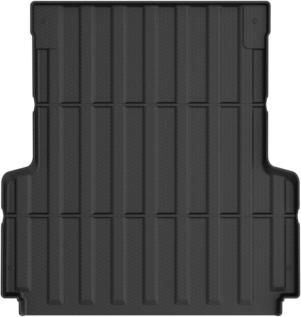 Mixsuper Liner Truck Bed Mat for Jeep Gladiator JT 2020-2026 (5FT Bed Liner), All Weather Bed Liner TPE Odorless Black