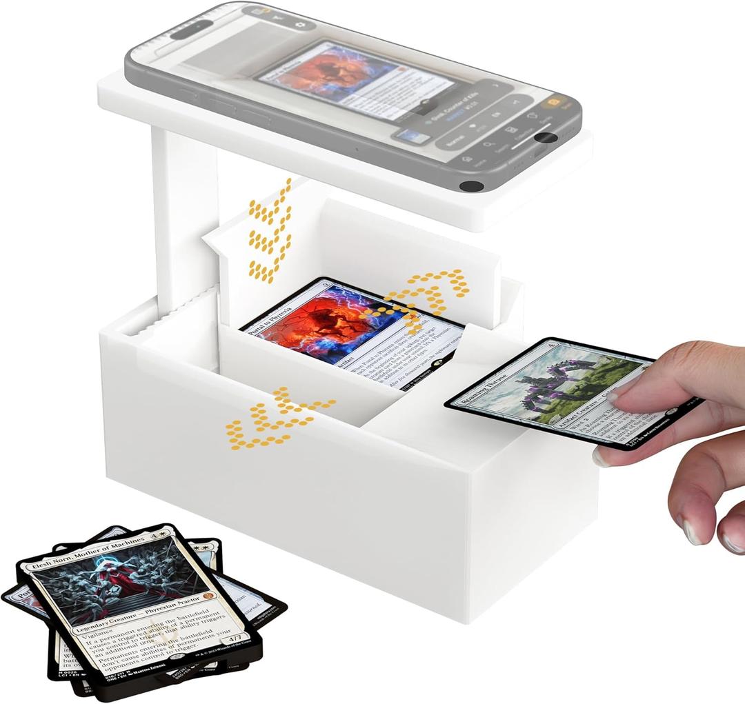Scanstand for Standard Size Trading Cards, Easily scanning MTG Cards, Phone Holder ManaBox Card Scanner, Quickly Scan and Price Check MTG Cards, Only Available for ManaBox