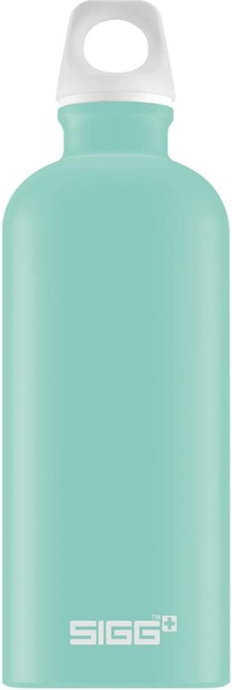 SIGG - Recycled Metal Water Bottle - Traveller - Made in Switzerland - Carbonated Drinks - BPA-Free - 20 Oz (20.3 Ounces, Glacier)