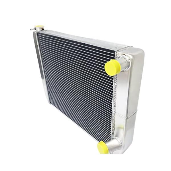 JSD G172 Chevy GM Aluminum Racing Radiator 2 Row Double Pass Overall 26" x19" x3"