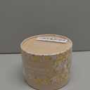 Luxury Vanilla Scented Candle - Large 3 Wick Jar Candle - Elegant Gift for Women & Men - 100% Natural Soy Wax - Up to 40 Hours Burning Time - Housewarming Aromatherapy Candle for Home