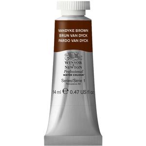 Winsor & Newton Professional Water Colour Paint, 0.47-oz Tube, Vandyke Brown