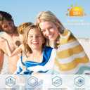 PY SUPER MODE Beach Towel - 75 x 35 inches Quick Dry Microfiber Beach Towels Oversized, Lightweight Soft and Absorbent Bath Towel Suitable for Swimming Camping for Adults (1 Pack- Curve)