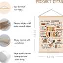 EVER-GOING TUNE Fall Vibes Autumn Wall Art Poster, Pumpkin Maple Leaves Art Poster, Harvest Seasonal Canvas Prints Wall Decor for Autumn Thanksgiving Home Gallery Living Room Bedroom, 16x24 Inches