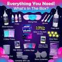 Original Stationery Galaxy Slime Kit for Kids Ages 812, DIY Space Slime Set with Glow-in-The-Dark Stickers & Galactic Glitter, Fun Cosmic Craft for Creative Play, Birthday Gift for Boys & Girls