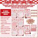 Sabary 428 Pcs She's Ready to Pop Baby Shower Games Set-8 Games Includes Baby Shower Bingo Price Is Right Guess Who Word Scramble Prediction and Advice How Big Is Mommy's Belly Don't Say the Words