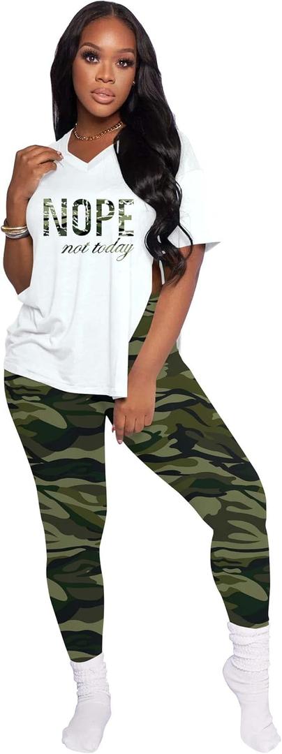 Mrskoala Lounge Sets for Women Two Piece Outfits Pullover Tops and Long Pants Tracksuit Sweatsuits (S)