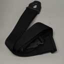 Perri's Leathers Ltd. - Nylon Guitar Strap with Lock Ends - Adjustable Guitar Strap from 39" to 58" for Electric, Acoustic, Bass Guitar - Black (NWSPL-7157)