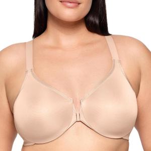 Glamorise Women's Posture Back Wonderwire Bra Underwire 9265 42D, Café