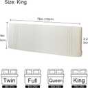 iYKYK Headboard Soft Cushion Suitable for Iron or Wooden headboards, King