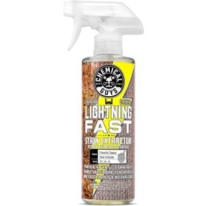 Chemical Guys Lightning Fast Carpet and Upholstery Stain Extractor - Chemical Guys Carpet Cleaner, Great for Fabric, Upholstery, Cars, Home, Office, Furniture, and More, Fresh Scent - 16 oz