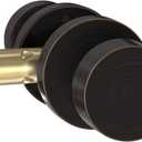 Goldenwarm Oil Rubbed Bronze Closet Door Knobs, Heavy Duty Zinc-Alloy Passage Bronze Interior Door Knobs, Indoor Doorknobs for Hallway, Hall(1 Pack)