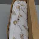 2-Pack Waterproof Crib Sheets for Boys, Girls - 52x28 Fitted Organic Cotton Baby Crib Sheets, Toddler Mattress Protector Cover, Washable, Soft & Durable Baby Bedding Essentials (KeaSafari)