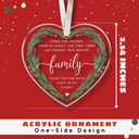 2 x Best Friend Ornaments for Christmas Tree - Best Friends Bestie Ornaments for Women - Bestie Ornament - Friendship Christmas Ornament - Besties Gifts for Women - Acrylic Ornament