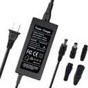 29.4V 2A Charger 5 Plugs for Scooter 24V 25.2V 25.6V Lithium Battery, Pack DC 5.5 * 2.1 with 8mm 3 Prong/ 12mm 3 Prong/ 8mm RCA/ 3-Pin Male XLR Connector