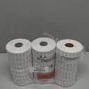 Perco Black Print on White USE by Labels for Monarch 1131 Price Gun - Buy 2 Sleeves Get 1 Free! 24 Rolls, 60,000 Labels - with Bonus Ink Rolls