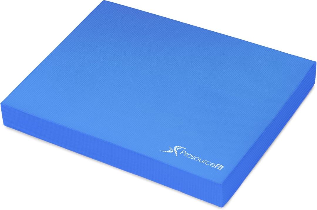 ProsourceFit Exercise Balance Pad, Non-Slip Cushioned Foam Mat & Knee Pad for Fitness and Stability Training, Yoga, Physical Therapy, XL
