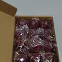 Menkxi 15 Pcs Christmas Velvet Balls 1.97 Flocked Christmas Hanging Ornaments Handmade Velvet Balls Xmas Tree Ornaments Xmas Tree Bulbs for Wedding Anniversary Party (Red)