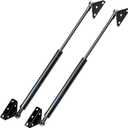 ARANA 25 inch 200 lbs Gas Struts for Heavy Lid with Brackets(One-Piece), Gas Shocks Spring Lift Lid 25", Heavy Duty Lift Support for RV Bed Boat Engine Cover Trap Door(Fits 37-50", 160-220 lbs), 2 Pcs