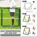 Happy Jump Portable Soccer Rebounder Net for Kids Soccer Training Practice