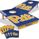 YouTheFan NCAA 2 x 3 Wood Cornhole Game with Logo Bags (Pittsburgh Panthers)