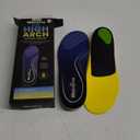 High Arch Support Orthotics Insoles - Welnove Plantar Fasciitis Pain Relief Shoe Inserts for Flat Feet, Foot Pain, Heel Spurs - Fatigue Reduce All-Day Standing Work Boot Insoles Men & Women (M) (M: Men 8-9|Women 9-10, Yellow)
