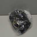 Pre-styled Man Wig and Glasses Necklace, Black Wig with Sideburns Men 50s Rock Star Disco Singer Hair Wig Rocker Costume for Halloween Cosplay Party + Cap