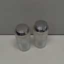 Glass Foaming Soap Dispenser Set - 2 Pack Foam Hand Soap Dispenser for Bathroom, Clear Hand Wash Dispenser Bottle with Silver Pump for Kitchen, 10 Oz Refillable Dish Liquid Foam Dispenser 2 Pcs