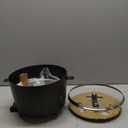 Presto 8-Quart Big Kettle, Steamer and Deep Fryer Multi-Cooker, Black