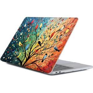 Compatible with MacBook Pro 13 inch Case A2338 M1 A2251 A2289 A2159 A1989 A1708 A1706, Plastic Hard Shell Case for Mac Pro 13 (2017-2021) - Tree of Life Bird